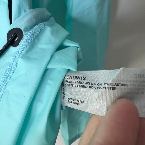 Greyson Men's Medium Trailwolf Jacket Lightweight Running Skystone Blue Full Zip - Picture 5 of 5